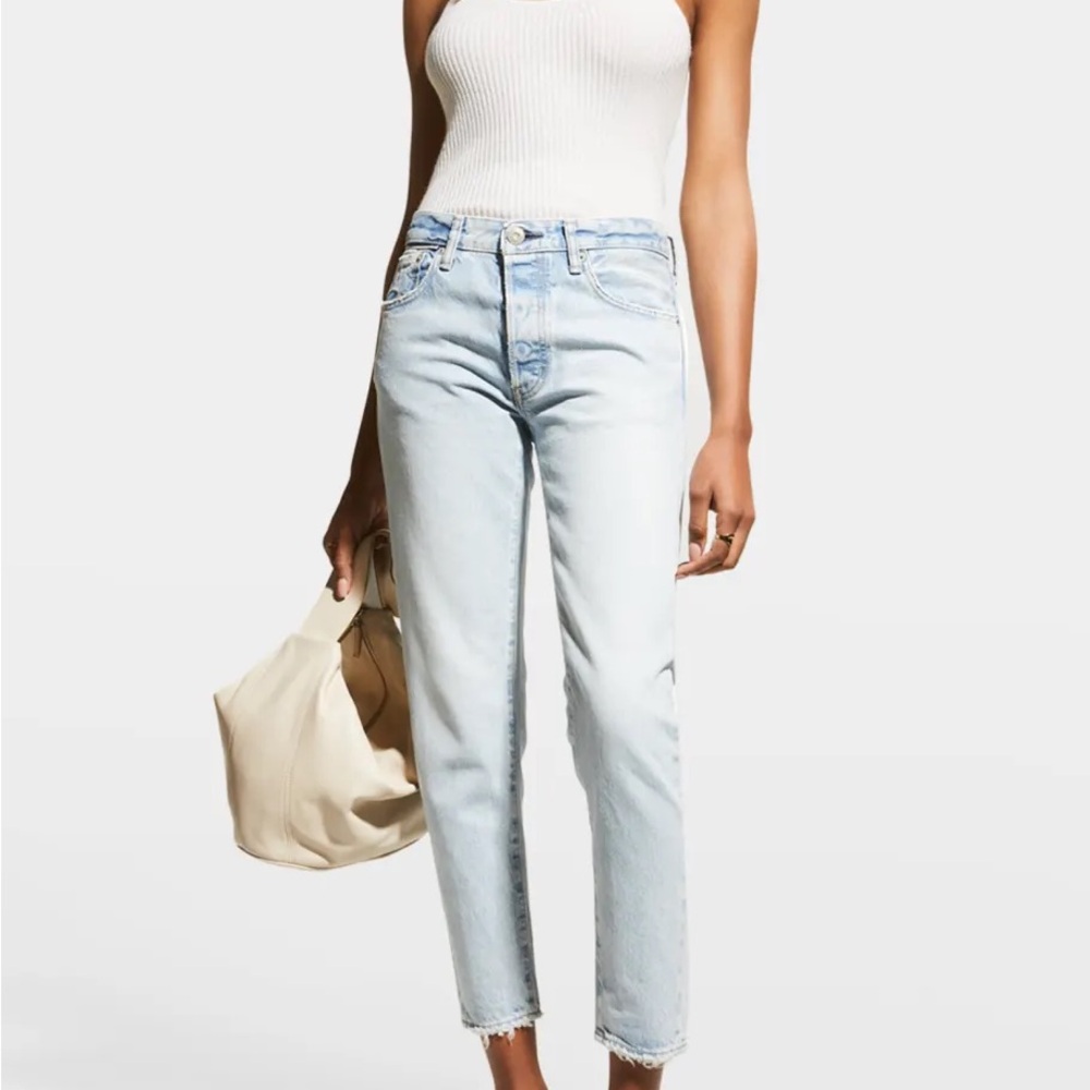 Moussy vintage naval tapered mid jeans 26